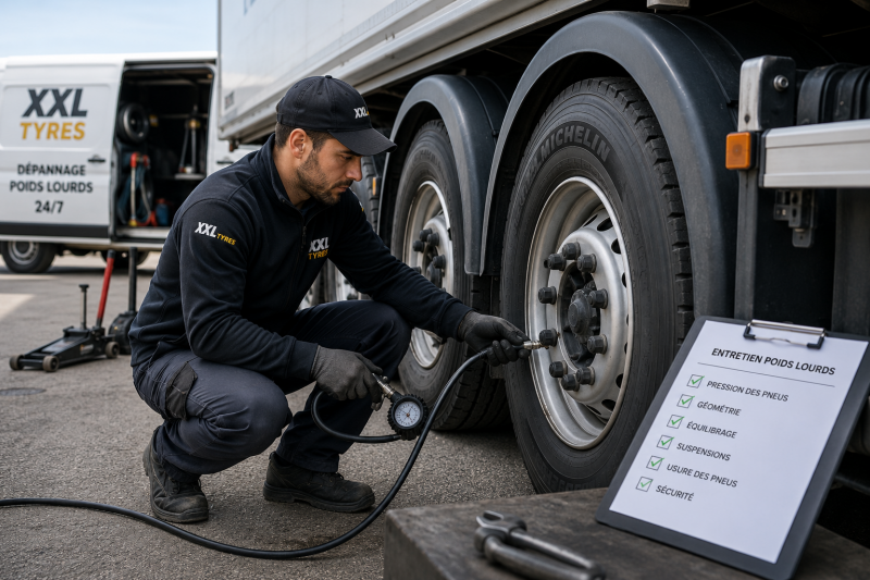 Pneus poids lourds à Mauguio (34130) : préparez votre camion avant le Salon Auto de Montpellier